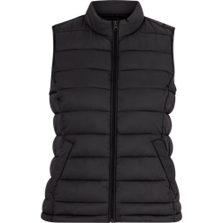 Vila Quiltet Vest - Black