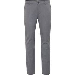 Solid Pantalón Chino 'Frederic' - Gris Oscuro