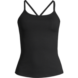 Casall Strap Rib Tank - Black