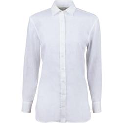 Stenströms Sammi White Linen Shirt - Dame - Hvid