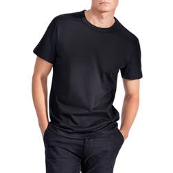 Bread & Boxers Pima Cotton Crew Neck T-Shirt Black