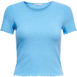 Only T-shirt Femme Taille - Bleu