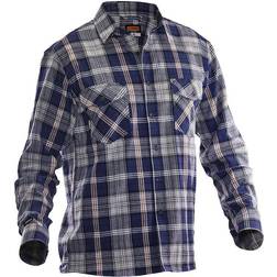 Jobman FLANELLSKJORTA Navy/Grey