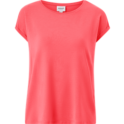 Vero Moda Plain SS Top Gajrs - Rose
