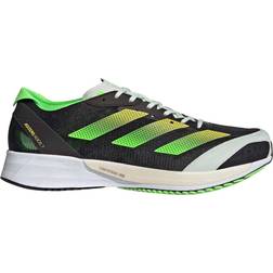 adidas Adizero Adios 7 W - Core Black/Beam Yellow/Solar Green