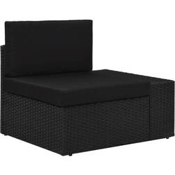 vidaXL Hjørnedel armlæn polyrattan Modulsofa