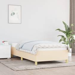 vidaXL gräddvit 80x200 Sengeramme