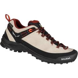 Salewa Wildfire Leather GTX Approach Shoes - Oatmeal/Black