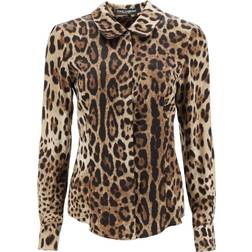 Dolce & Gabbana Camicia Woman Shirts And Tops Animal Print