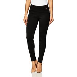 Calvin Klein Women's Seam-Detail Stretch Pants Black Black