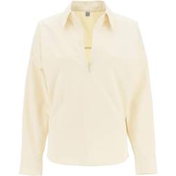 Toteme Off-White Oversized Shirt 827 Sand DK