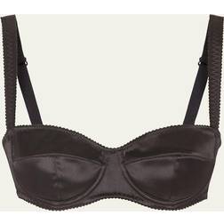 Dolce & Gabbana Silk Balconette Bra Underkläder Dam Black
