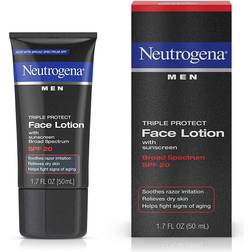 Neutrogena Men Triple Protect Face Lotion SPF20 1.7fl oz