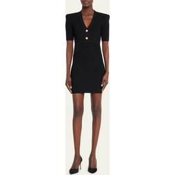 Balmain Bodycon Minidress - Black