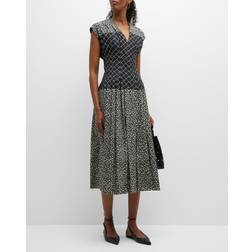 Tory Burch Bedrucktes Maxikleid Aus Baumwolle