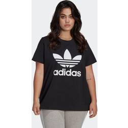 adidas Originals Womens Originals Plus Trefoil T-Shirt Womens Black