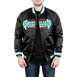 Mitchell & Ness Lightweight Satin Jacket NBA Memphis Grizzlies Black