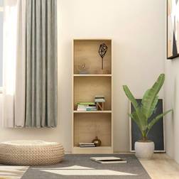 vidaXL Libreria 3 Ripiani Rovere Sonoma 40x24x109 cm Truciolato Cod MXL 33792 Scaffale per libri