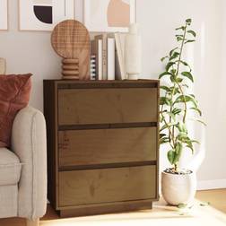 vidaXL Skänk honungsbrun Sideboard