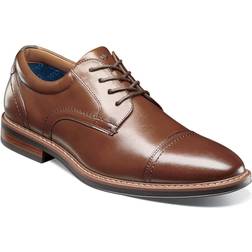 Nunn Bush Centro Flex Cap Toe Oxford Tan (D)