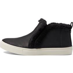 Toms Bryce Black Leather/Faux Fur