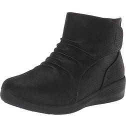 Skechers Women's Ankle Bootie Boot, Black/Black