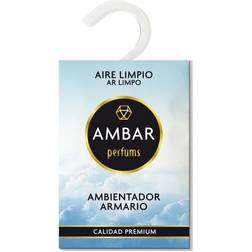 Ambientador de Armario Ambar Perfums Pack de 2 Unidades de 13g Cada Uno Fragancia Duradera por Más de 45 Días Sin Alcohol Añadido Perfecto para Aromatizar y Decorar Armarios, Cajones y Pequeños Espacios Aroma Natural y Sofisticado