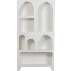 Woood Standard Display Cabinet White 180cm H X 95cm W X 32cm D Book Shelf