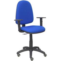 P&C Piqueras y Crespo Ayna Bali Accoudoirs Parquet Bleu Chaise de bureau