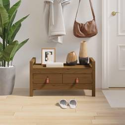 vidaXL entrébænk 80x40x43 fyrretræ Siddebænk