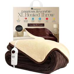 Homefront Electric Heated Blankets White, Brown