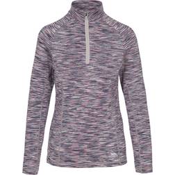 Trespass Womens Edith Half Zip Fleece (Platinum Marl)