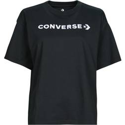 Converse Wordmark Oversized T-shirt - Black