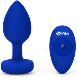 B-Vibe Vibrator Jewel Plug XL Navy Blue