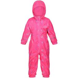 Regatta Childrens/kids Pobble Mermaid Waterproof Puddle Suit (santorini Sunset)