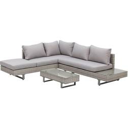 OutSunny 860-143V70 Outdoor Lounge Set, 1 Table incl. 2 Sofas