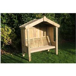 Churnet Valley Cottage Arbour Enclosed 3 Garden Bench