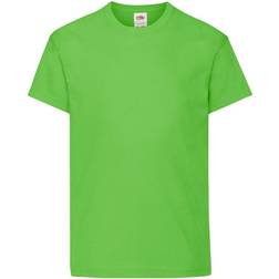 Fruit of the Loom Kid's Original Short Sleeve T-shirts - Lime (UTRW4728)