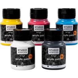 Creativ Company Akrylmaling Creall Studio ass. farver 5x500 ml