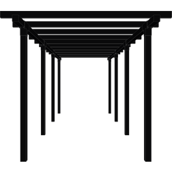 Plus Dobbelt pergola 3 moduler