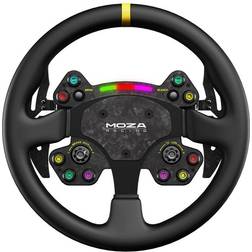 Moza Racing Rs V2 Steering Wheel Round Leather(Black)