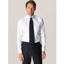 Eton Contemporary Textured Twill Shirt - Hvit
