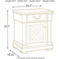 Ashley Signature Bolanburg Farmhouse Bedside Table