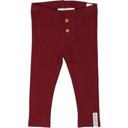 Geggamoja Rib Leggings - Wine Red