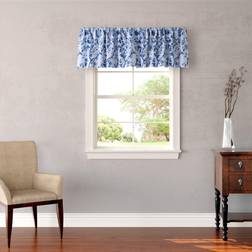 Laura Ashley Cantonnière En Coton Traitement De Fenêtre Élegant Et Léger Charlotte Blue 86 x 15 in