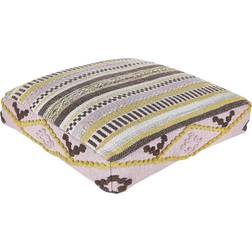 Beliani Bomuld Gulvpude Stolehynde Multifarve (60x60cm)
