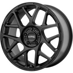 KMC Matte Black KM708 17x8 5/114.3 ET38 CB72.6