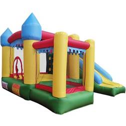 Aleko Fun Slide Bounce House with Ball Pit & Blower