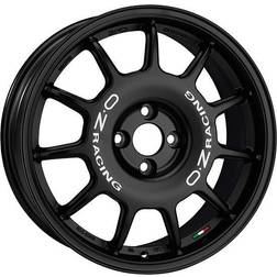 OZ Leggenda Matt Black White Lettering 7x17 4/108 ET42 B75