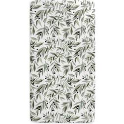 Babyletto Crib Sheet GOTS Certified Muslin Cotton Olive Branches Olive Branches